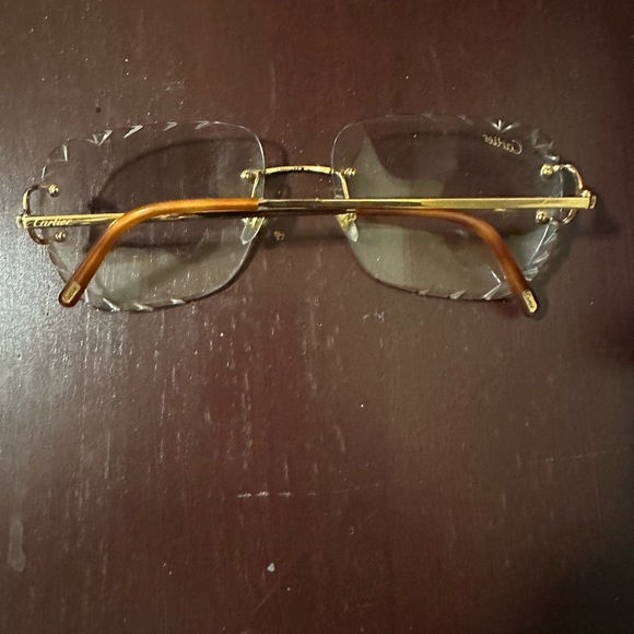 Diamond cut Cartier Men’s glasses - Picture 6 of 11